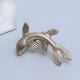 Dolphin-Shaped Iron Knob for Wardrobe and Cupboard